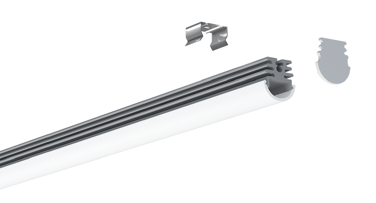 VERTICAL SURFACE MOUNTED - U LENS SERIES SL182412